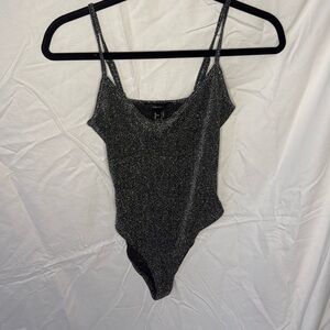Forever 21 grey body suit